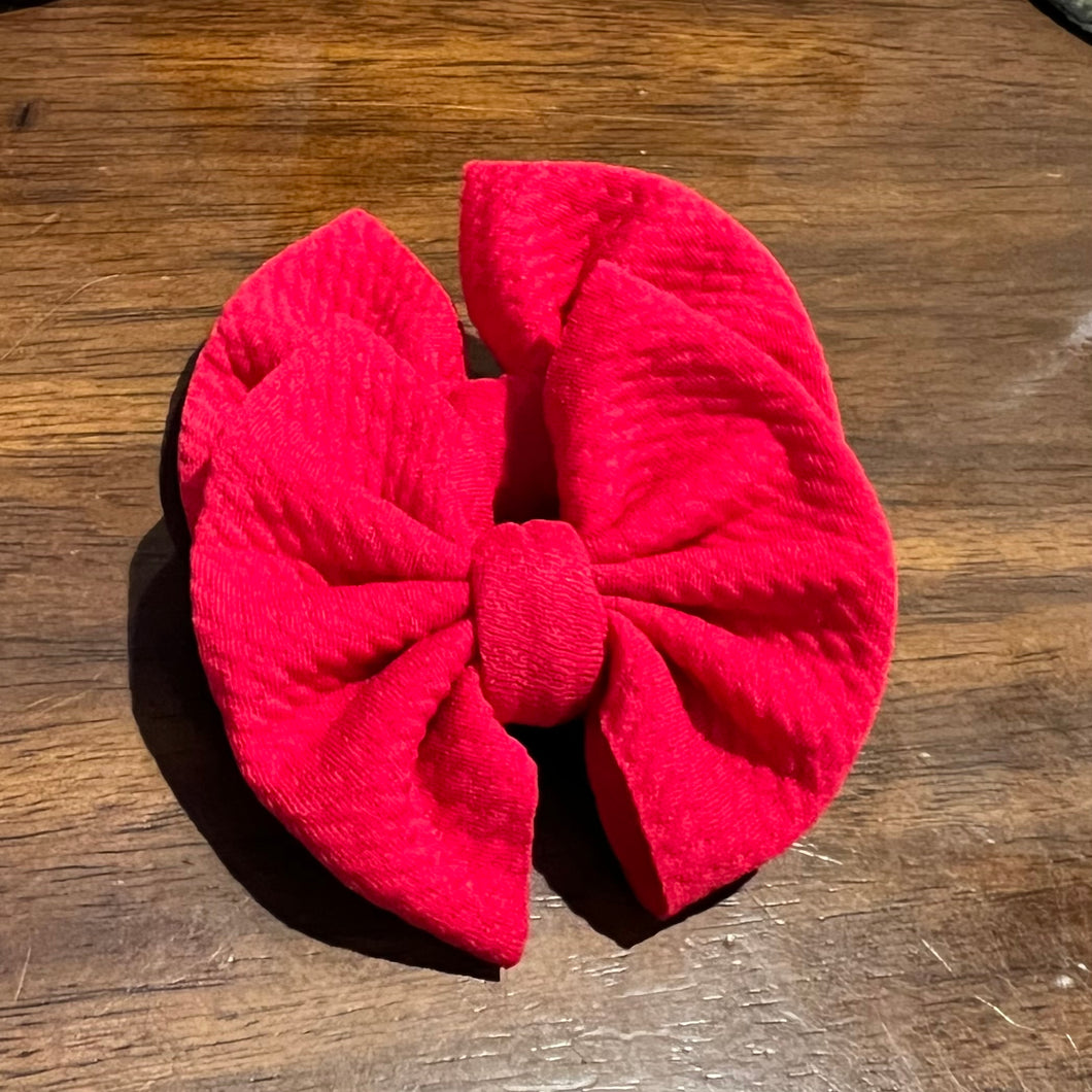 Raspberry Piggie Bows (3inch)