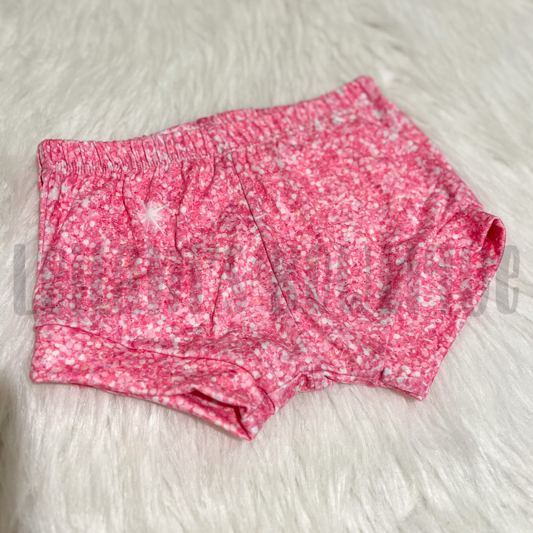 Glitter Pink Shorties- 12/18