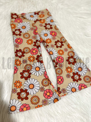 Retro Floral Bell Flares- 18/24