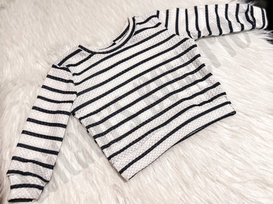 Black Stripes Sweater- 18/24